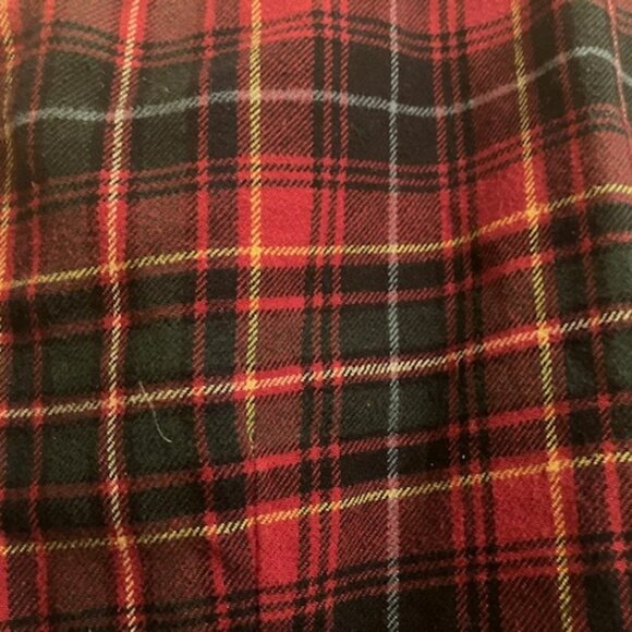 Ralph Lauren Buffalo Plaid Check Flannel Button Down Shirt with Leather Elbows - Picture 4 of 8